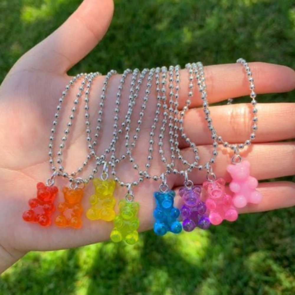 gummy bear chain necklace